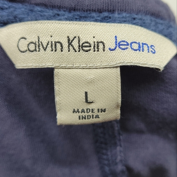 Calvin klein Jeans Womens Two Tone Blue Tank Top Size L - Picture 8 of 14